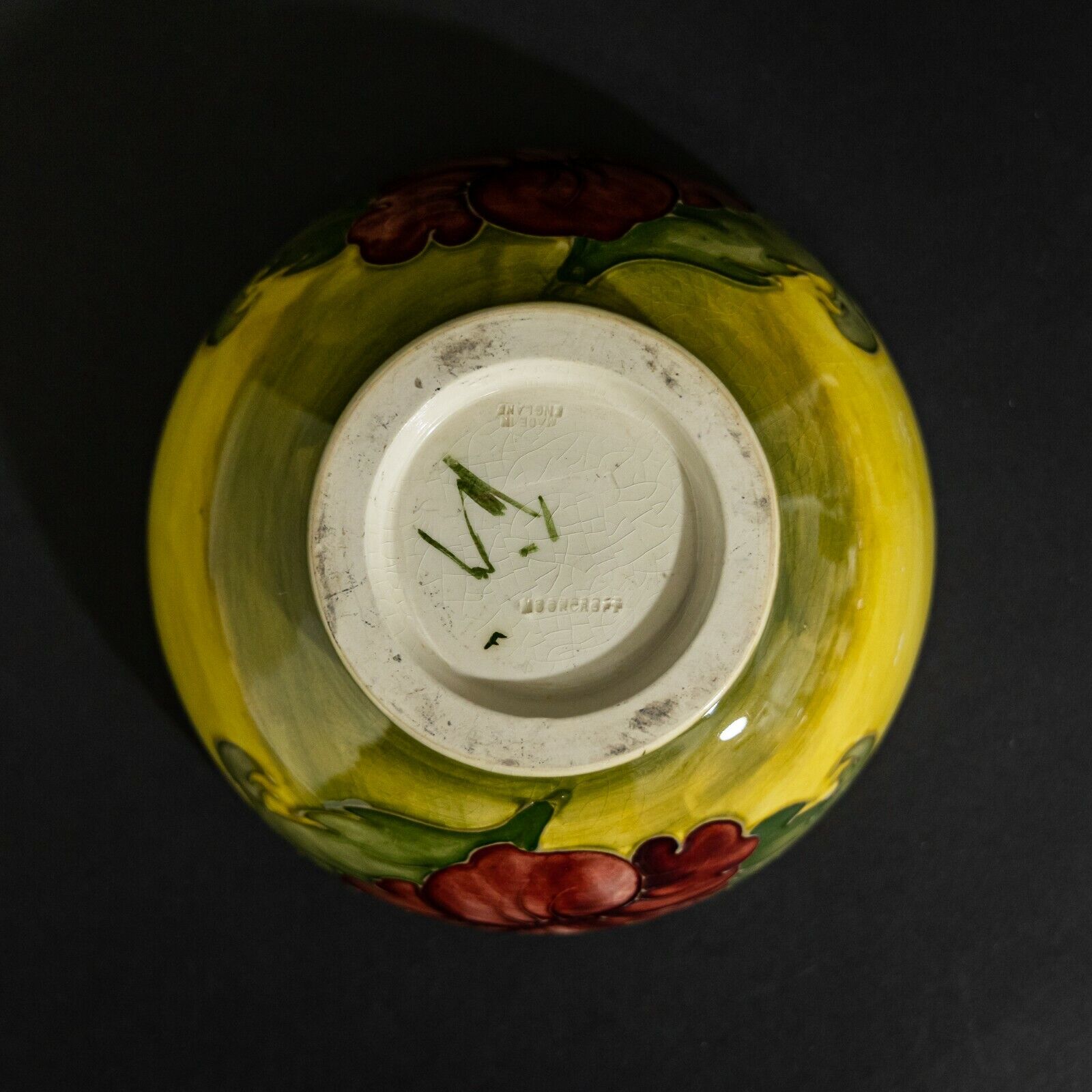 Yellow Moorcroft Bowl