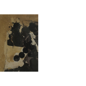 Thormod Larsen, Composition, Color Etching, 1961, Framed