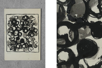 Margareta Treutiger, Vattenväxt, Mixed Media on Board, 1965 - Image 2