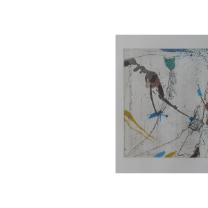 Armin Sandig, Schlümpfe, Color Etching, 1987, Framed