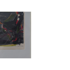 Bata Mihailović, Horisont, Color Lithography, 1976, Framed