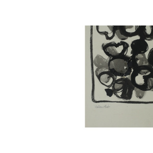 Margareta Treutiger, Vattenväxt, Mixed Media on Board, 1965
