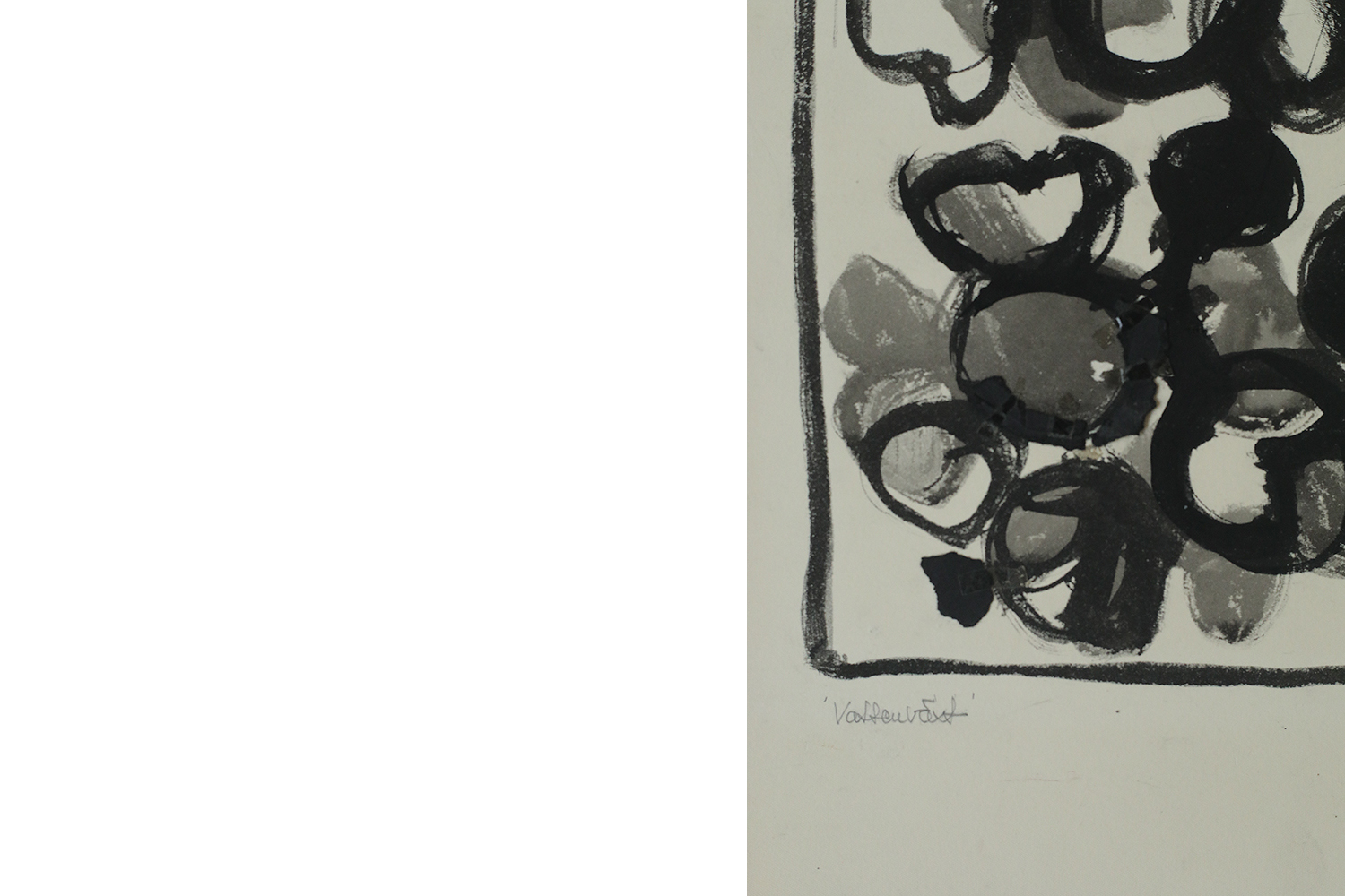Margareta Treutiger, Vattenväxt, Mixed Media on Board, 1965