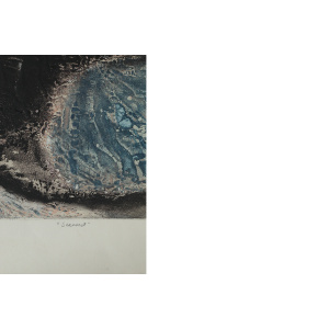 Lawrence Heyman, Seacoast, Etching on Arches Paper, 1960s