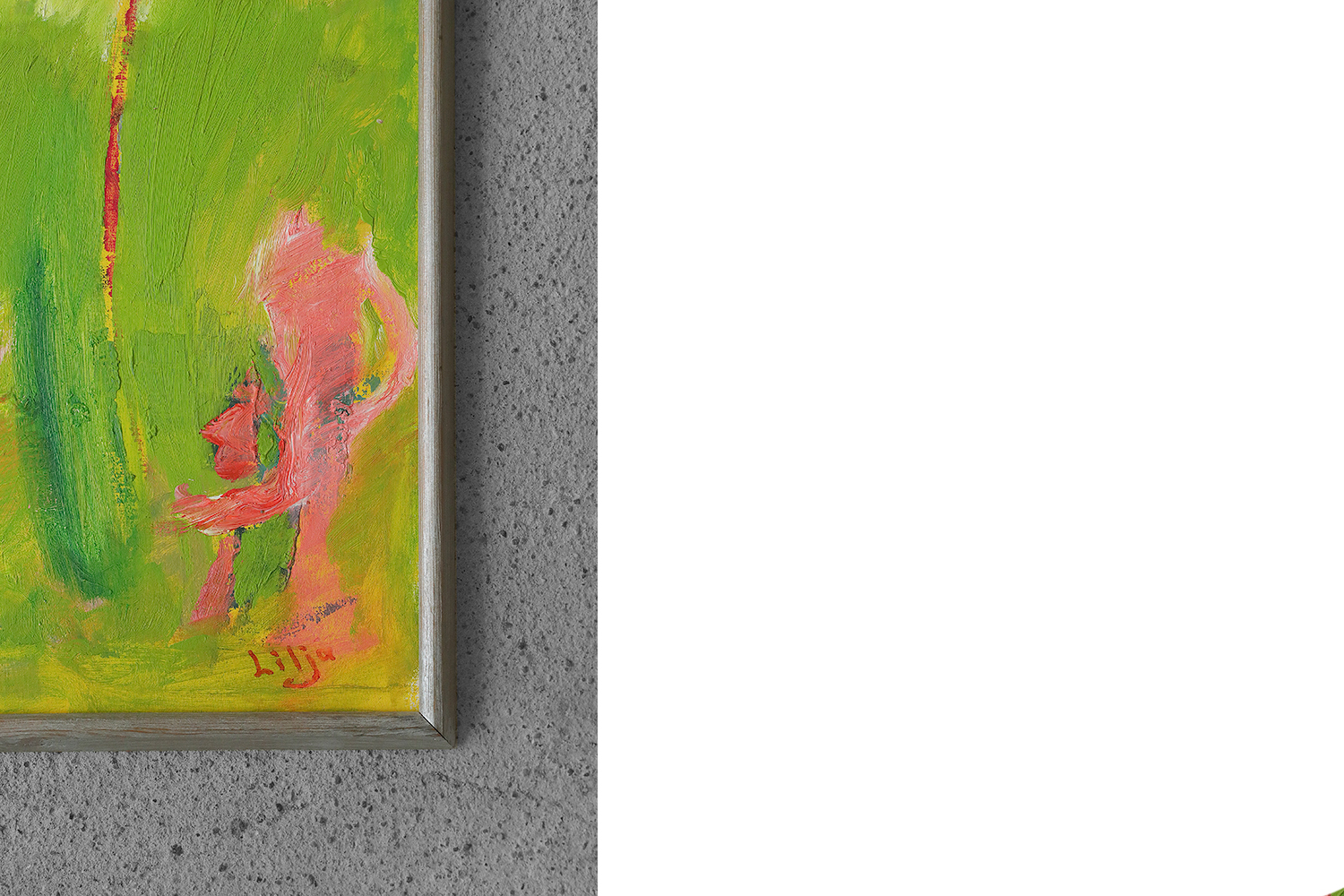 Lennart Lilja, Oil on Canvas, Framed