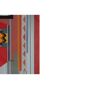 Peder Duke, Composition, Color Serigraph, 1992, Framed