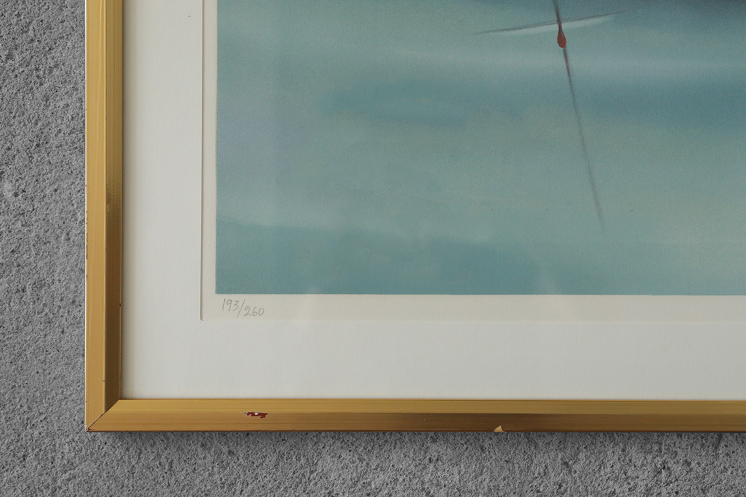 Lars Sjöström, Surreal Picture, Color Lithography, 1970s, Framed