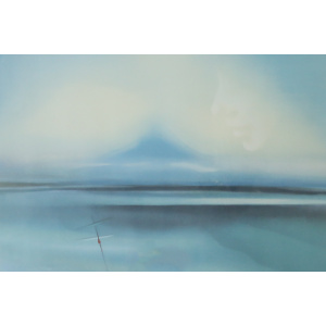Lars Sjöström, Surreal Picture, Color Lithography, 1970s, Framed
