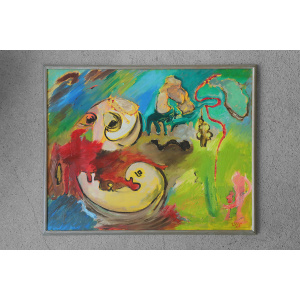 Lennart Lilja, Oil on Canvas, Framed