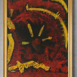 Roald Ditmer, Abstract Composition, Oil on Canvas Paintings, 1999, Framed