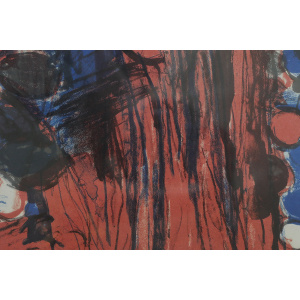 Denice Zetterquist, Komposition, Color Lithograph, 1965, Framed