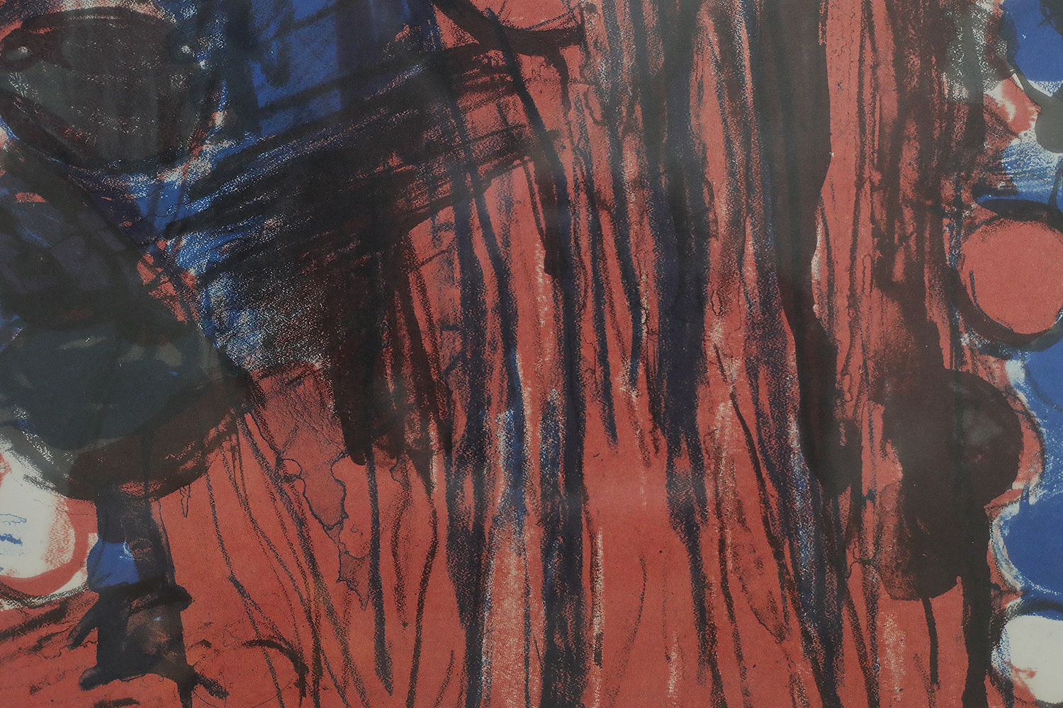 Denice Zetterquist, Komposition, Color Lithograph, 1965, Framed
