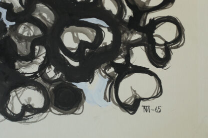 Margareta Treutiger, Vattenblom, Mixed Media on Board, 1965 - Image 2