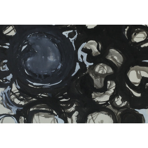 Margareta Treutiger, Vattenblom, Mixed Media on Board, 1965