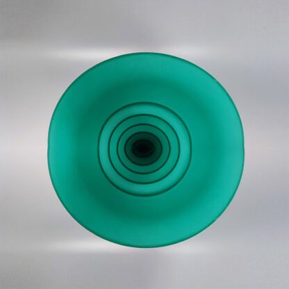 1960s Green Vase in Murano Glass By Michielotto - Image 4