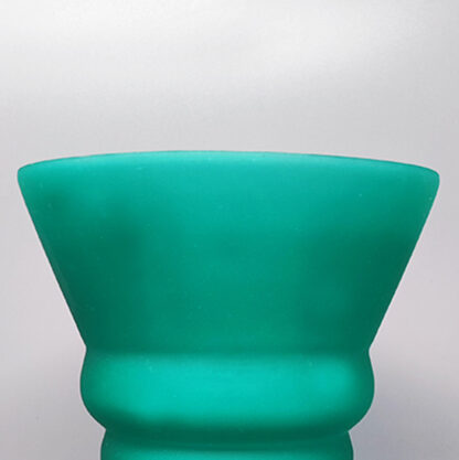 1960s Green Vase in Murano Glass By Michielotto - Image 5