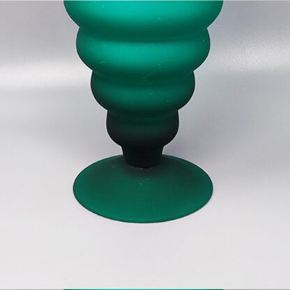 1960s Green Vase in Murano Glass By Michielotto - Image 6