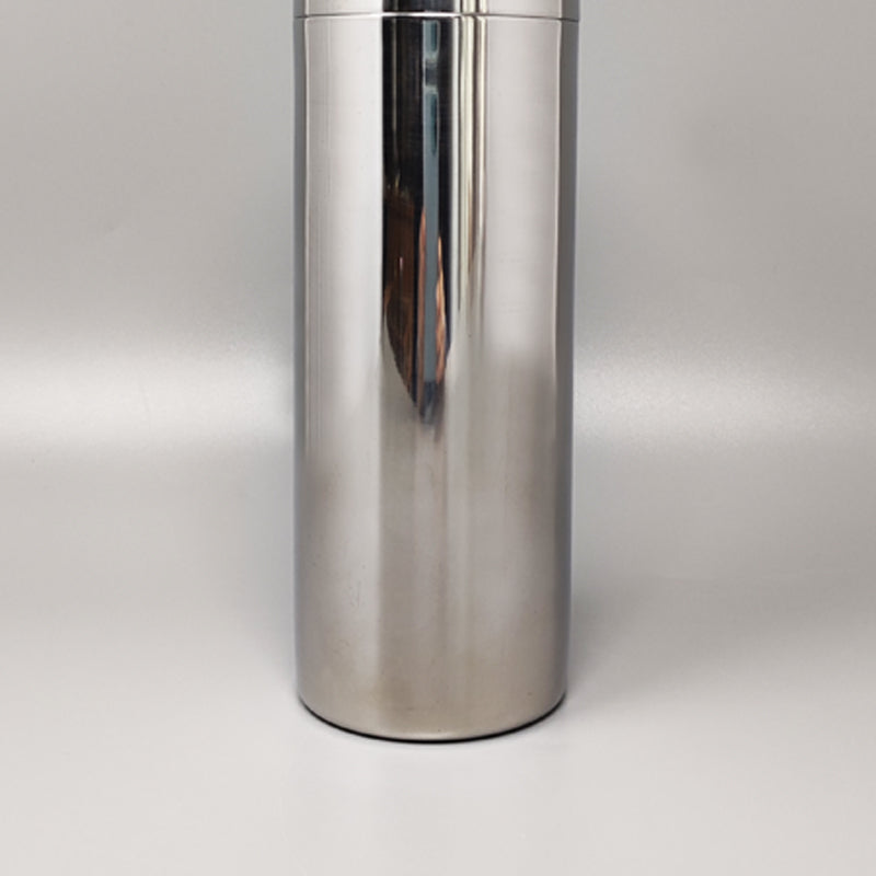 1960s Gorgeous Cocktail Shaker in Stainless Steel. Made in Italy
