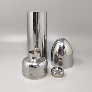 1960s Gorgeous Cocktail Shaker in Stainless Steel. Made in Italy