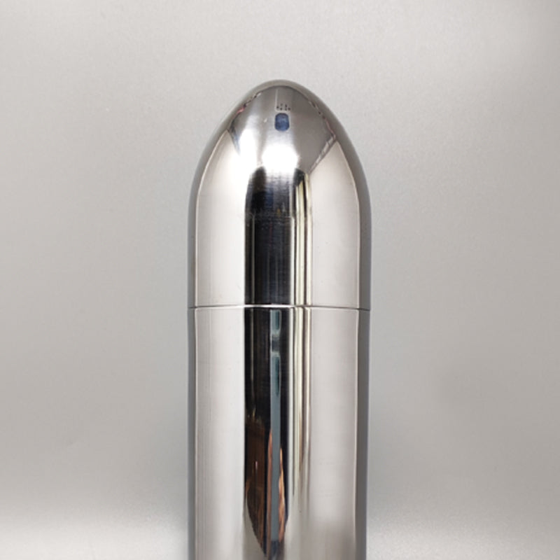 1960s Gorgeous Cocktail Shaker in Stainless Steel. Made in Italy