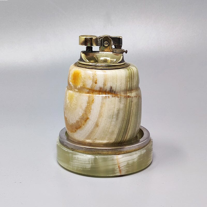 1960s Gorgeous Smoking Set in Onyx. Made in Italy