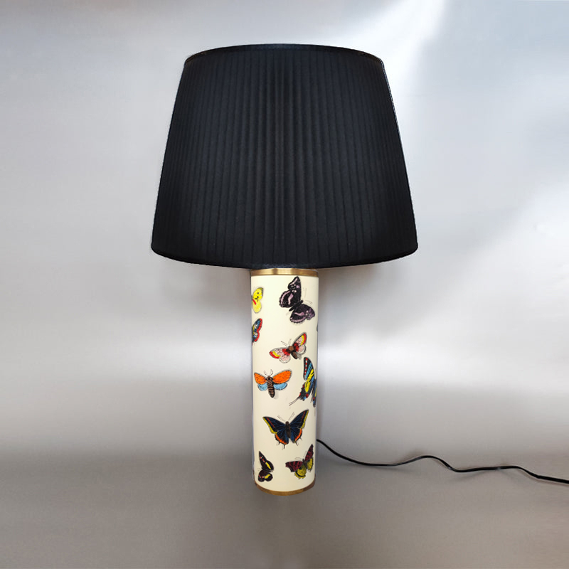 1970s Gorgeous Unique Piero Fornasetti Table Lamp. Made in Italy
