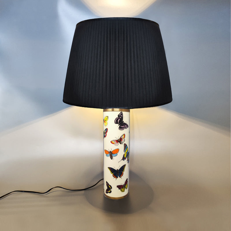 1970s Gorgeous Unique Piero Fornasetti Table Lamp. Made in Italy