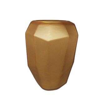 1970s Gorgeous Polyedric Vase by Dogi in Murano Glass. Made in Italy