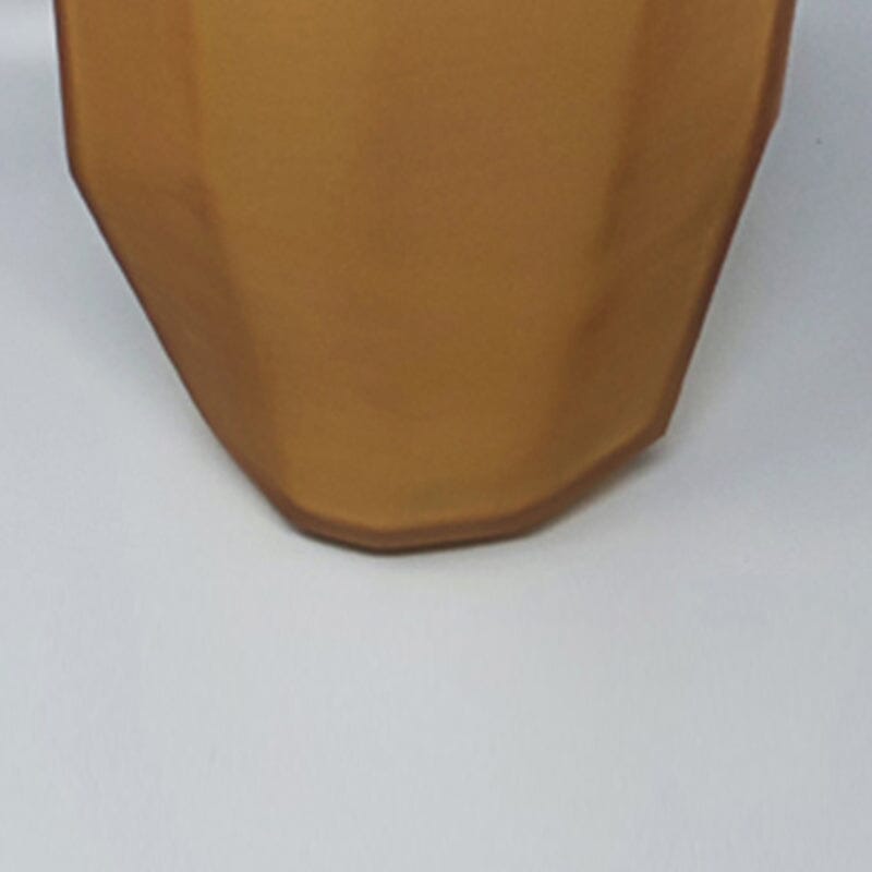 1970s Gorgeous Polyedric Vase by Dogi in Murano Glass. Made in Italy