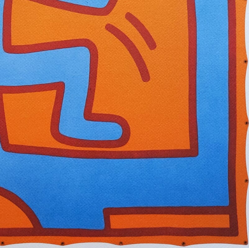1990s Original Gorgeous Keith Haring Limited Edition Lithograph