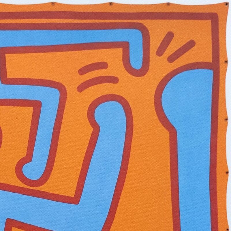 1990s Original Gorgeous Keith Haring Limited Edition Lithograph