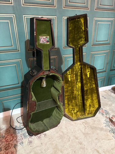 19th Century Cello case / Blue tooth Stereo System