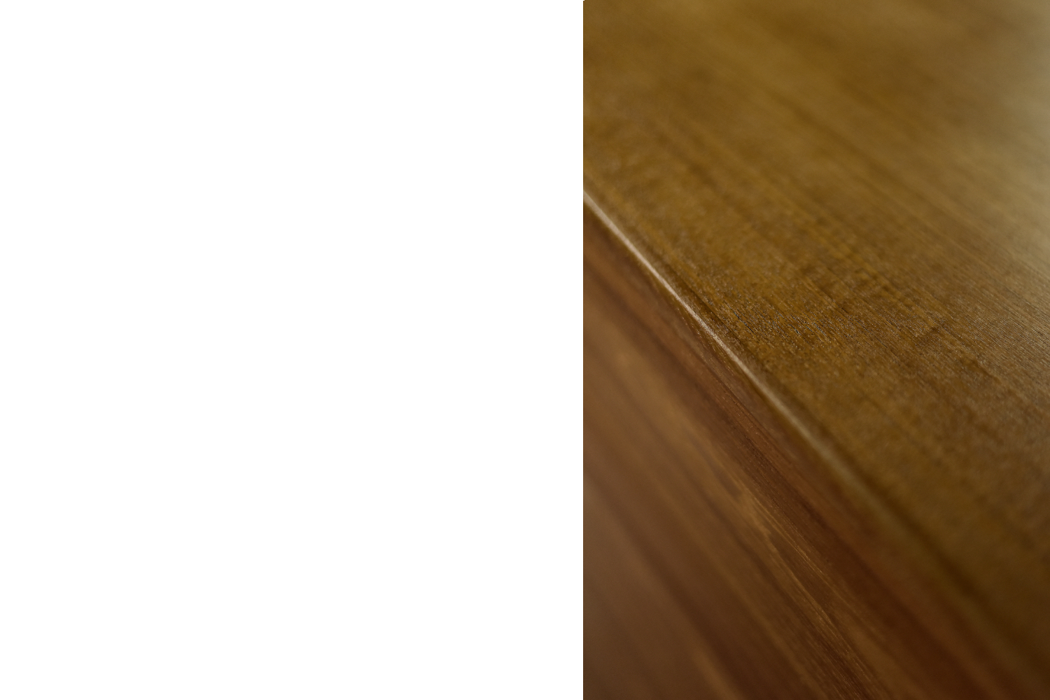 Mid-Century Danish Modern High Teak Highboy Chest of Drawers with Brass Handles, 1960s