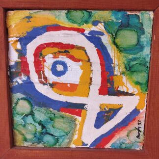 Original Colourful Abstract Artwork Fish