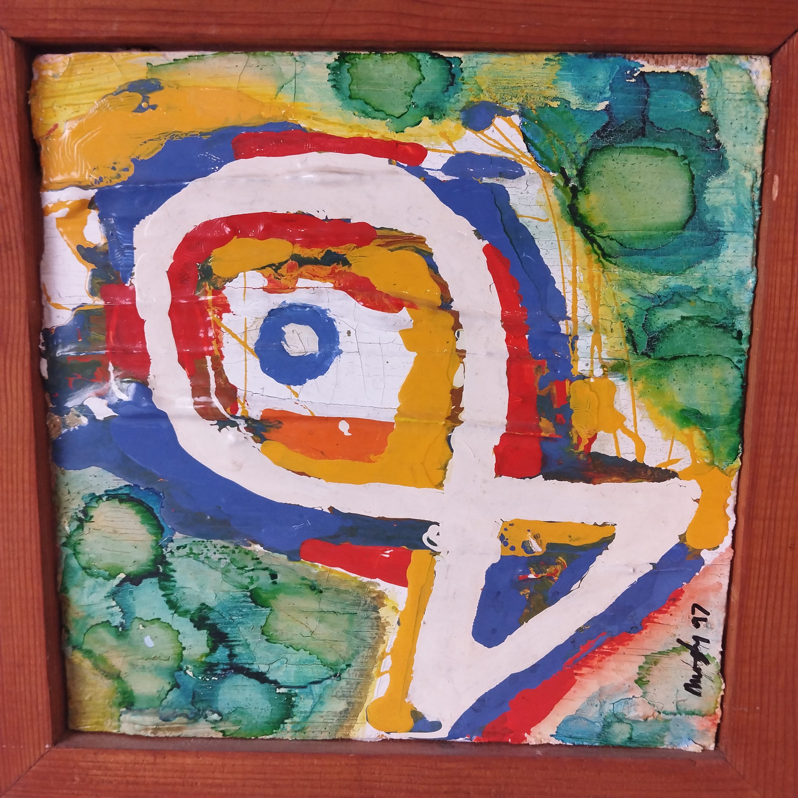 Original Colourful Abstract Artwork Fish