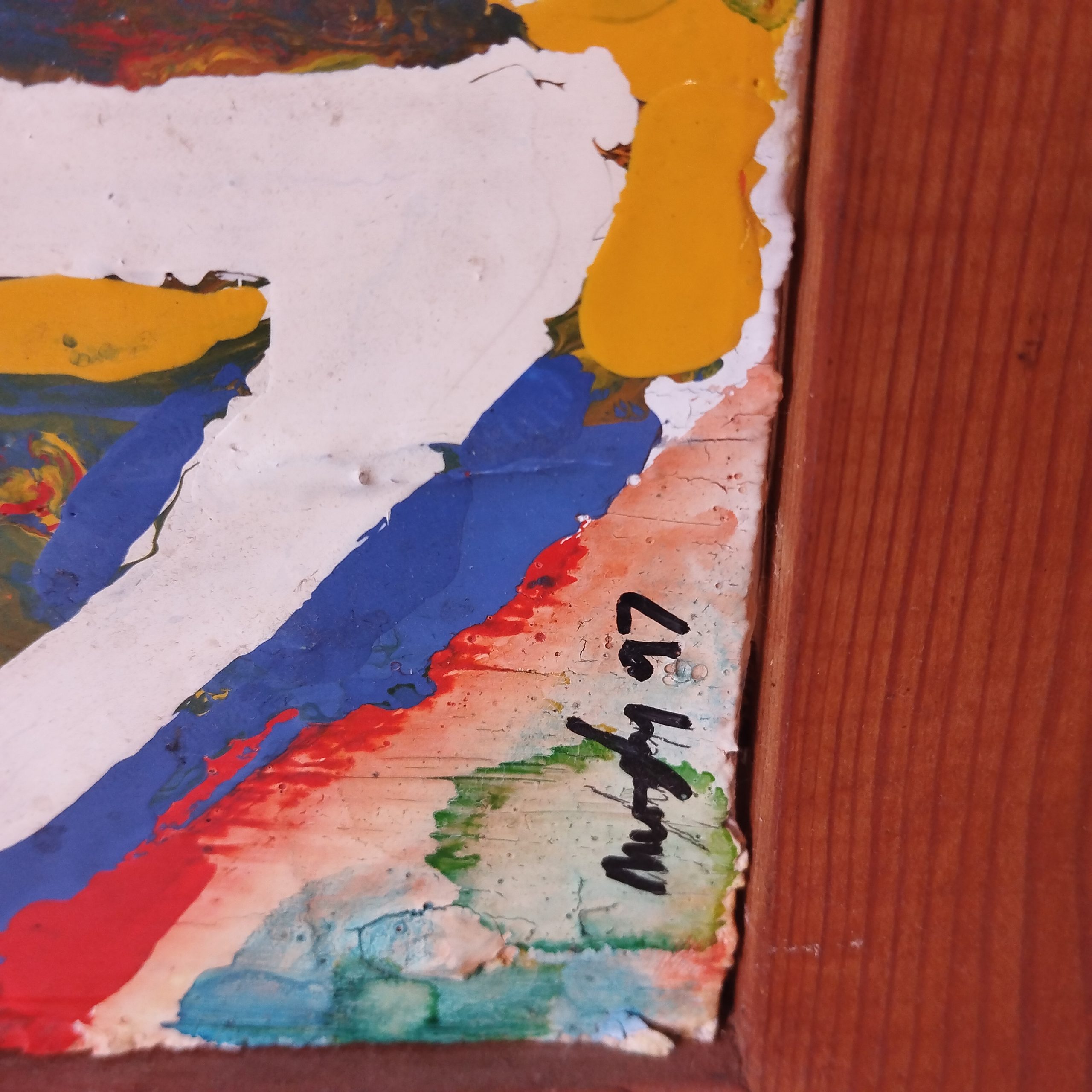Original Colourful Abstract Artwork Fish