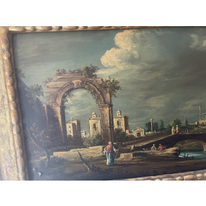 Francesco Guardi Capriccio with Ruins and Figures, Venice