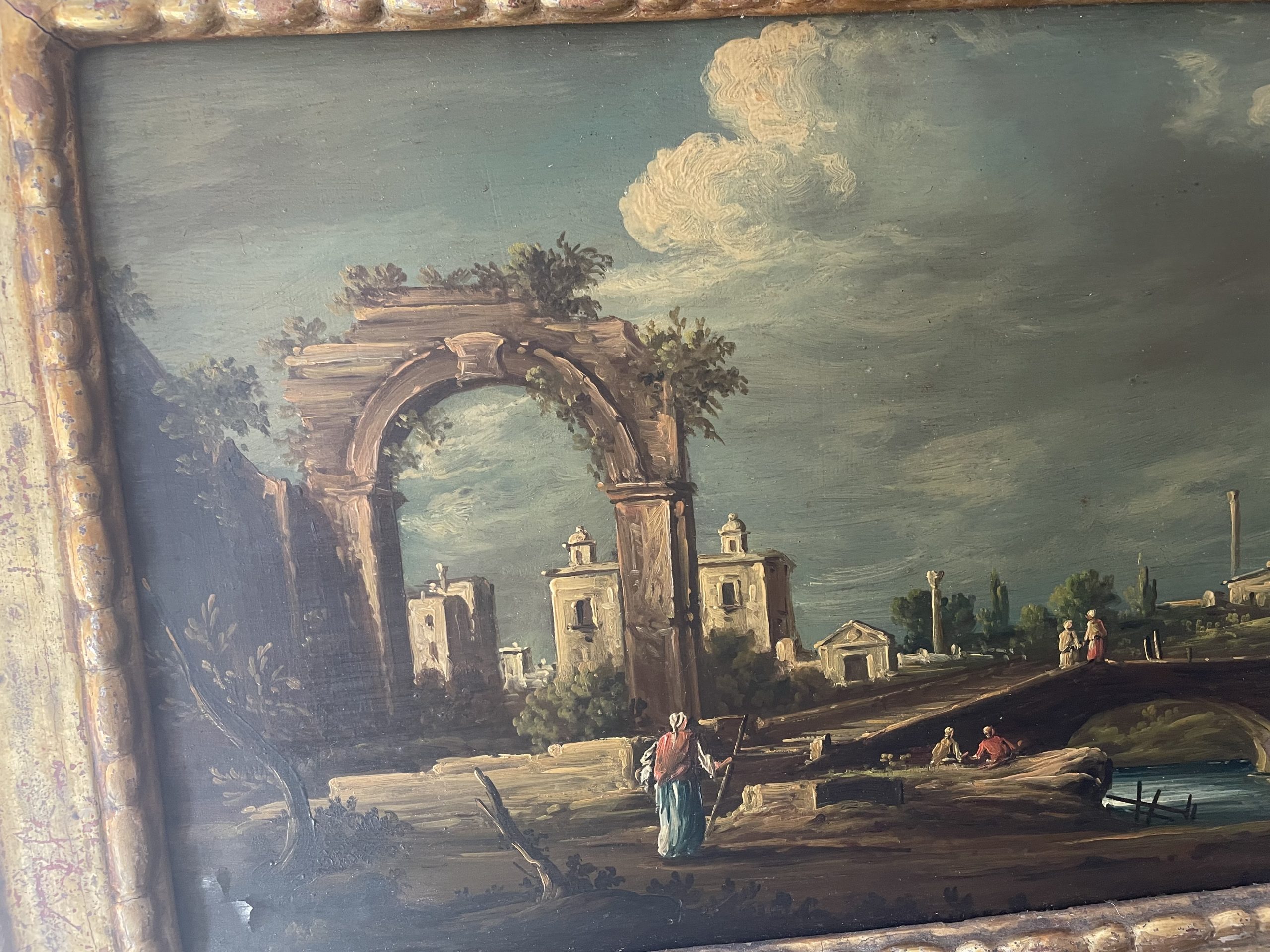 Francesco Guardi Capriccio with Ruins and Figures, Venice