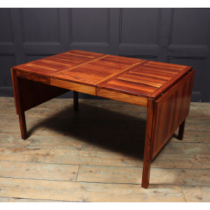 Mid Century Drop Leaf Dining Table Deigned by Vejle Stole