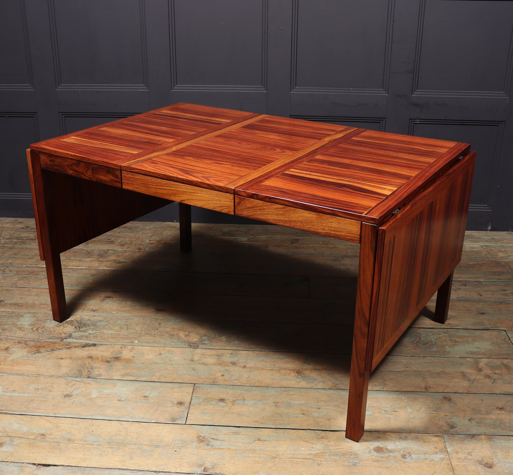 Mid Century Drop Leaf Dining Table Deigned by Vejle Stole