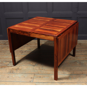 Mid Century Drop Leaf Dining Table Deigned by Vejle Stole