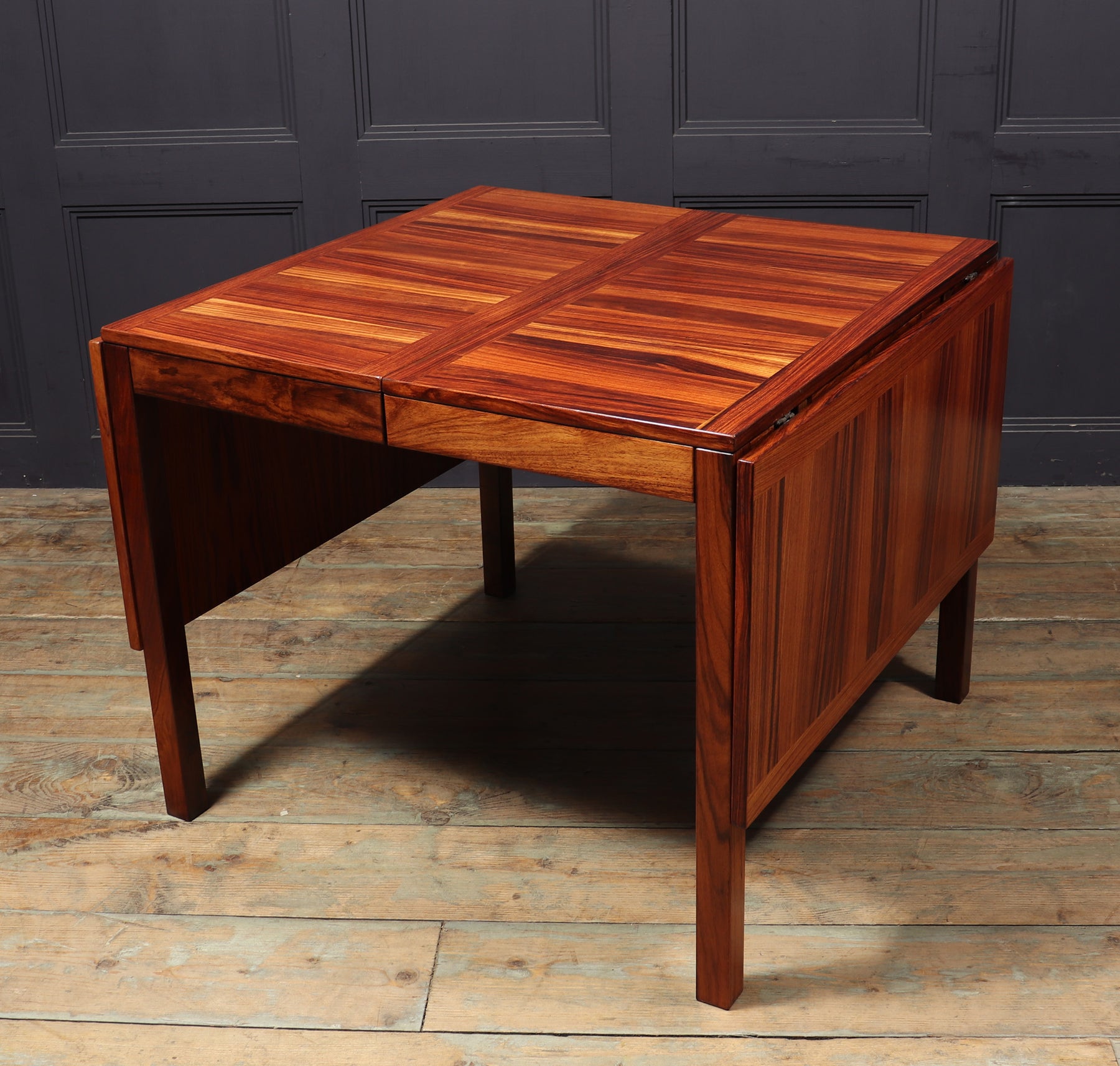 Mid Century Drop Leaf Dining Table Deigned by Vejle Stole