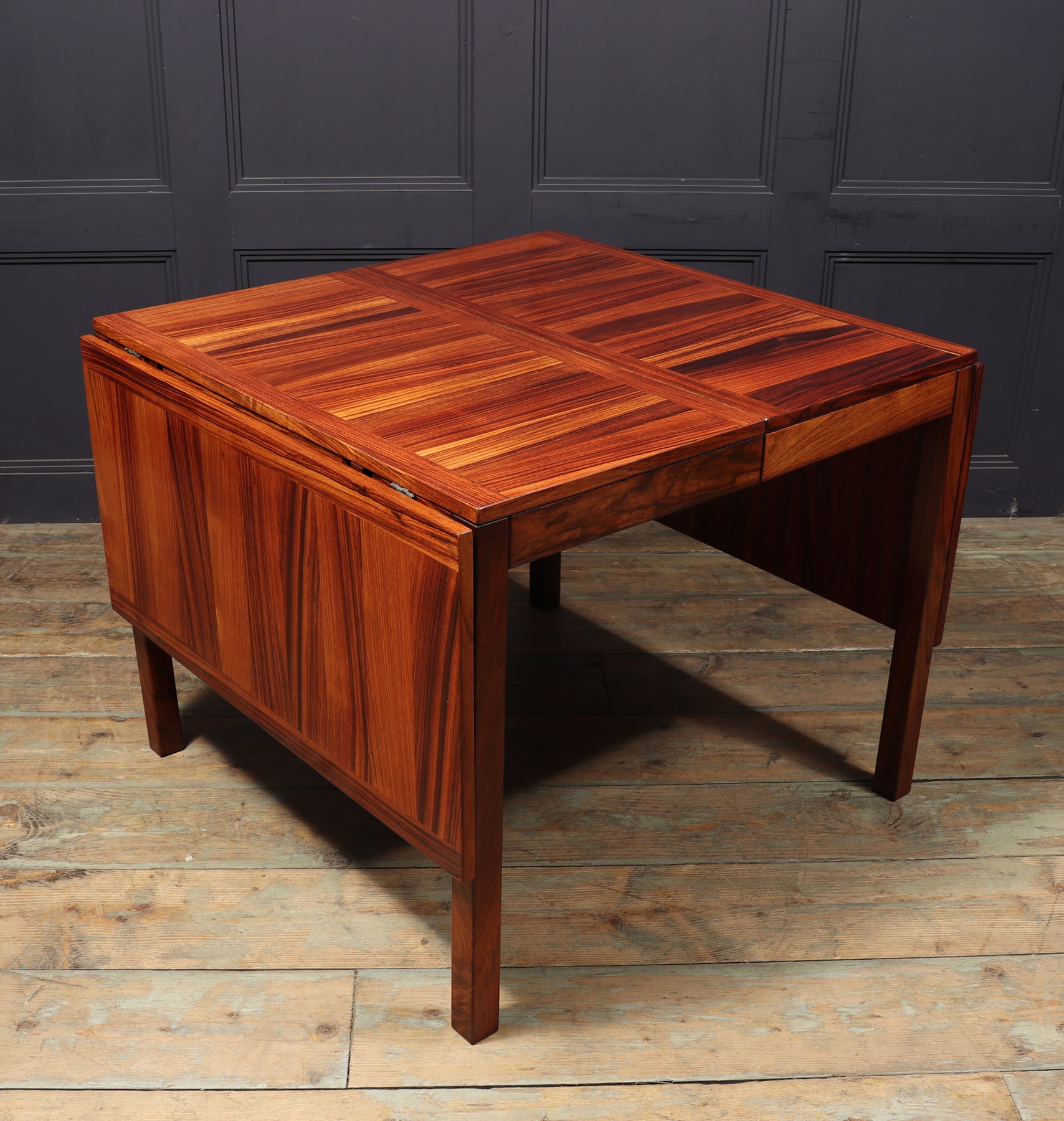 Mid Century Drop Leaf Dining Table Deigned by Vejle Stole