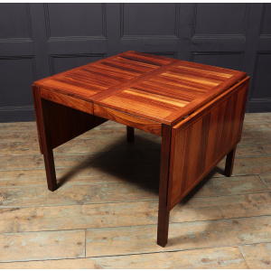 Mid Century Drop Leaf Dining Table Deigned by Vejle Stole