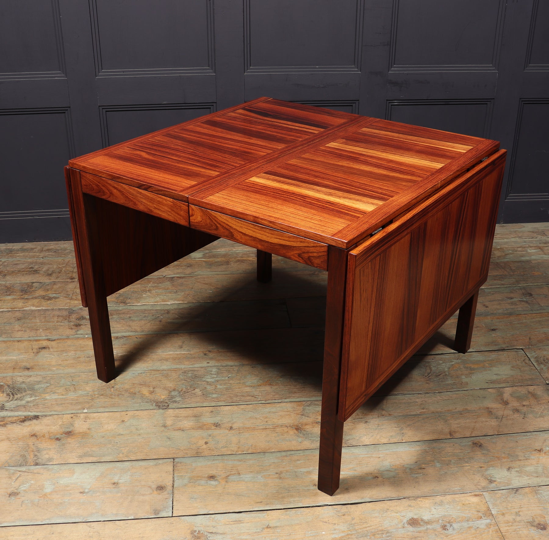 Mid Century Drop Leaf Dining Table Deigned by Vejle Stole