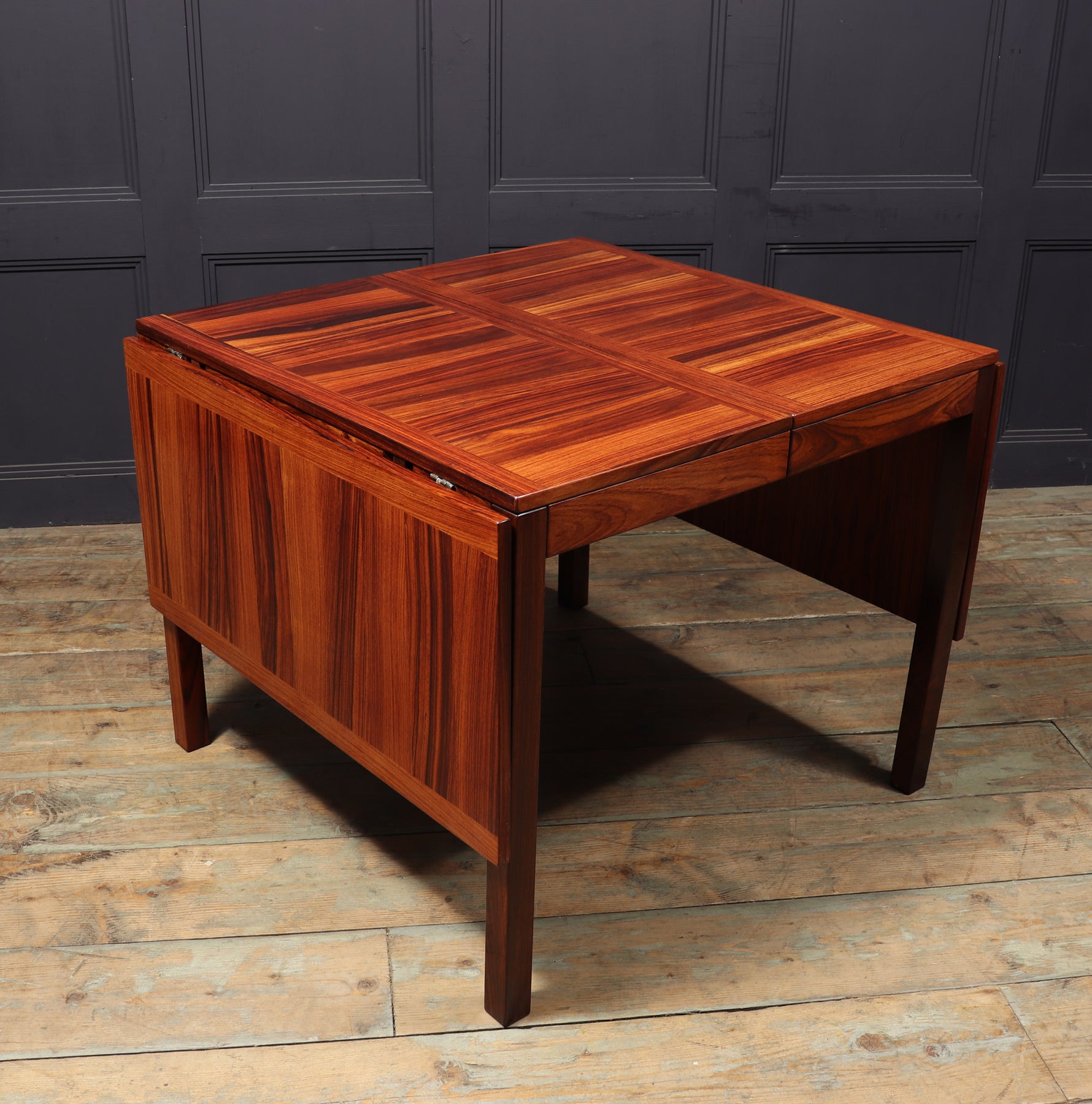 Mid Century Drop Leaf Dining Table Deigned by Vejle Stole