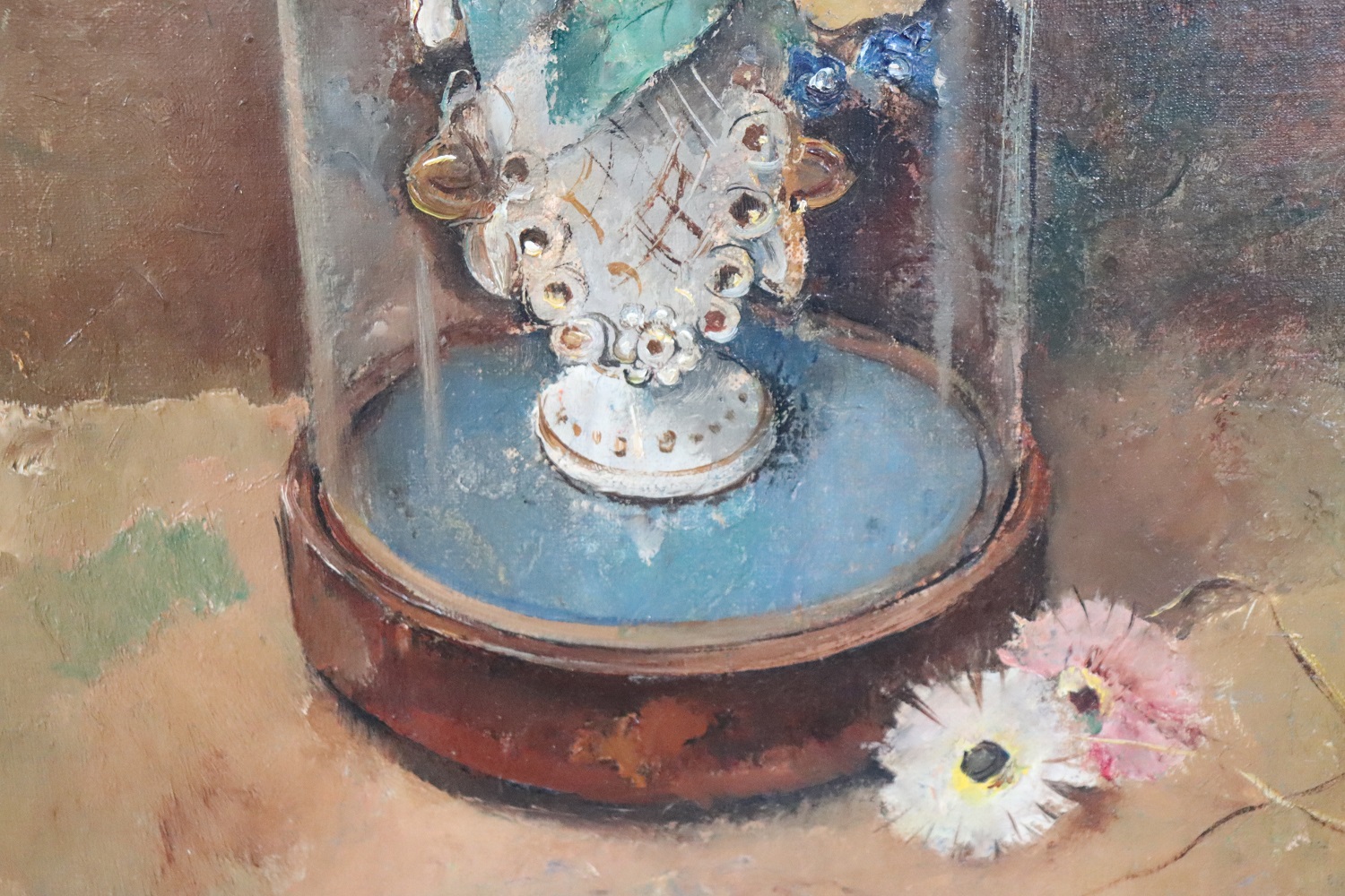 Still Life with Flowers, 1938, Oil on Board