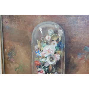 Still Life with Flowers, 1938, Oil on Board