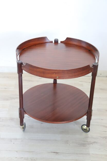 Teak Round Drinks Trolley, 1950s - Image 2