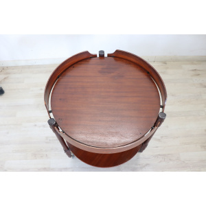 Teak Round Drinks Trolley, 1950s